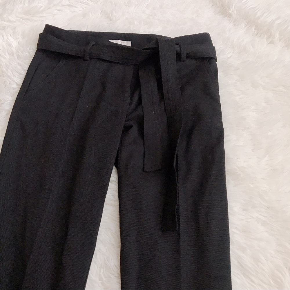 🔥LOFT pencil ankle pants with tie in front